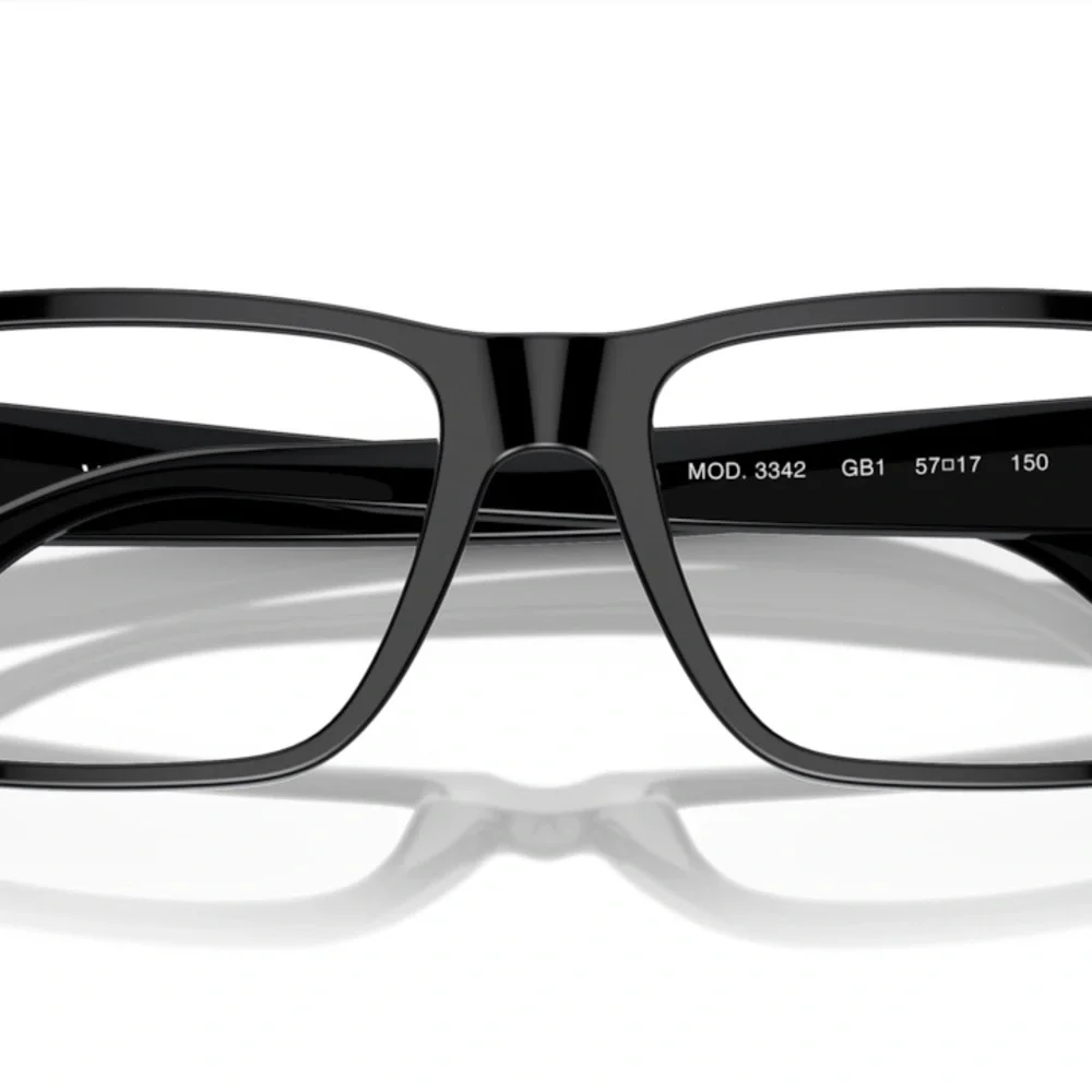 Versace Glossy Black Eyewear - Picture 1 of 3